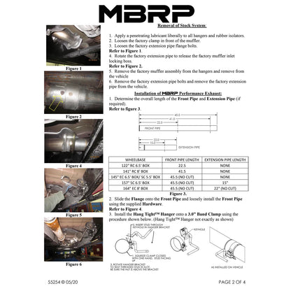 MBRP 2.5in Dual Side Split Alum Cat-Back | Ford F-150 15-20 (S5254AL) (S5254AL)