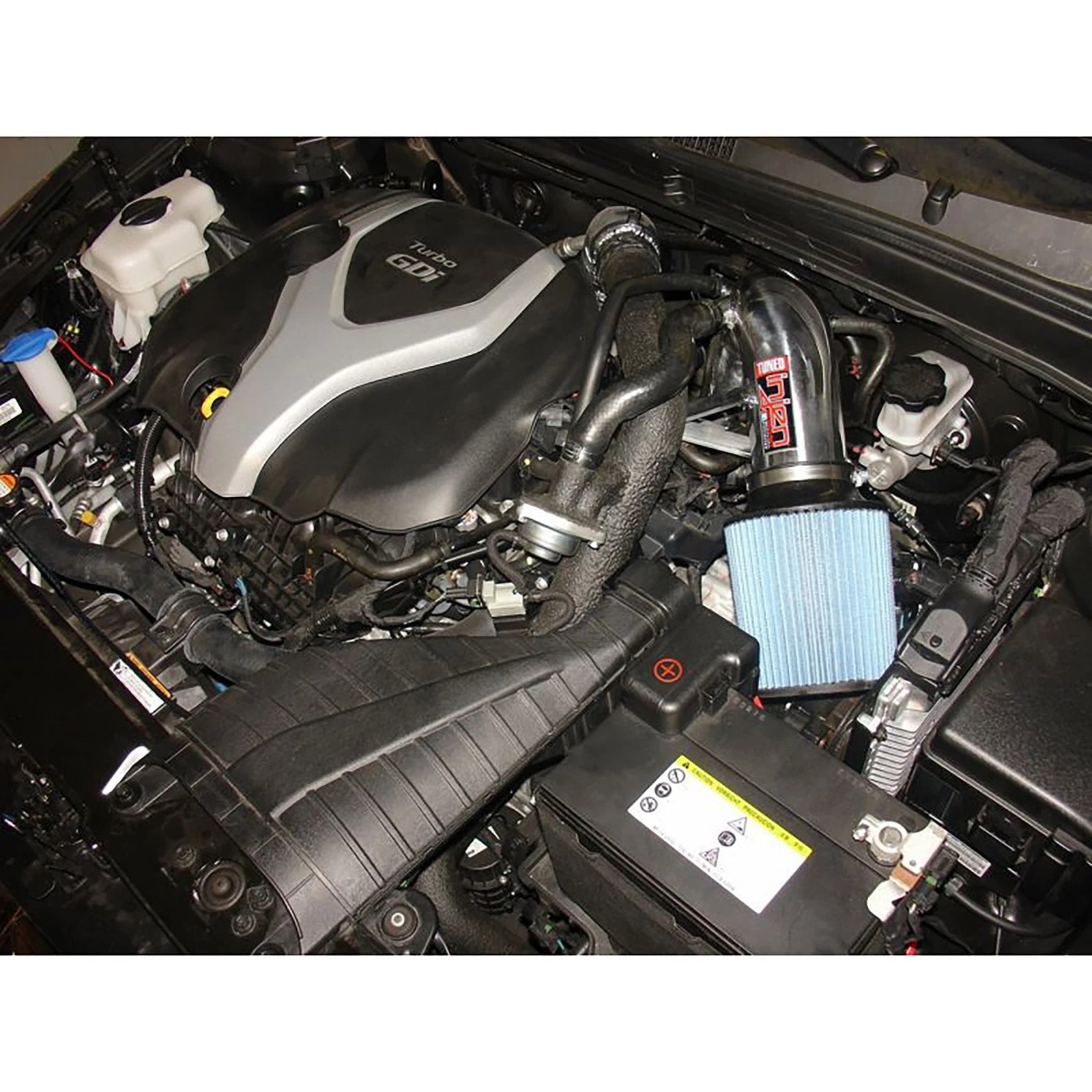 Injen Short Ram Intake | Hyundai Sonata / Kia Optima / Azera / Cadenza (98-17) / 2011-14 Hyundai Sonata / Kia Optima (SP1330BLK)