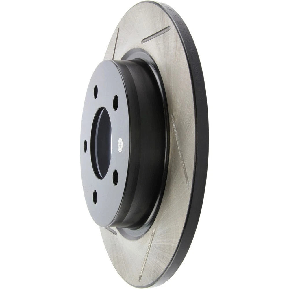 Stoptech Power Slot Slotted Rear Brake Rotor | 2007-2009 Mazda 3 MazdaSpeed (126.45067SL)