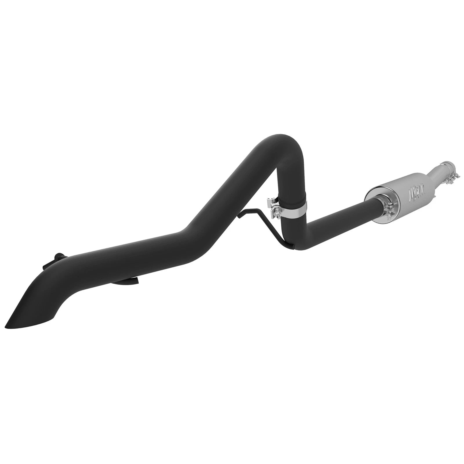 MBRP 2.5in Cat-Back Muffler Before Axle Off-Rd Tail Pipe | Jeep JK 3.8L V6 (07-11) (S5514BLK)