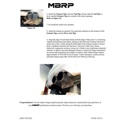 MBRP 3in Cat-Back Dual Center Outlet Exhaust | Ford Focus ST 2.0L EcoBoost (13-18) (S4201AL)