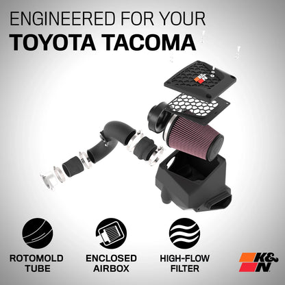 K&N 63 Series Air Intake | Toyota Tacoma (24) (63-9043)