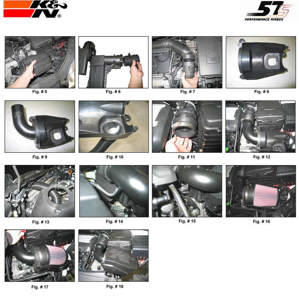 K&N Performance Intake Kit | Audi / Seat / Skoda / VW 1.4L-2.0L (57S-9501)