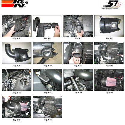 K&N Performance Intake Kit | Audi / Seat / Skoda / VW 1.4L-2.0L (57S-9501)
