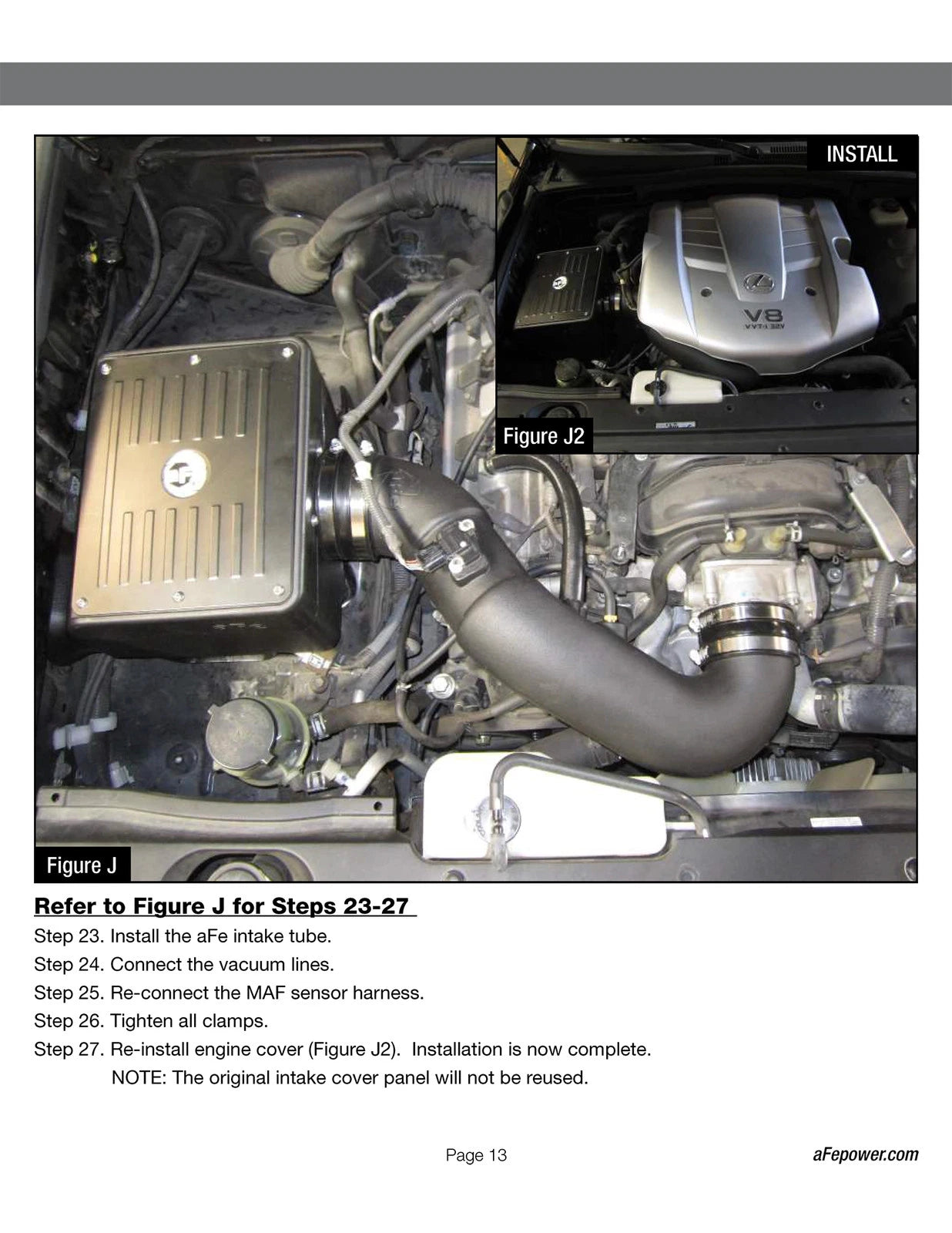 aFe MagnumFORCE Stage-2 Si Pro DRY S Intake | Lexus GX 470/Toyota 4Runner V8 4.7L (05-09) (51-82502)