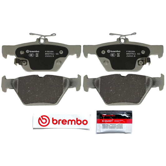 Brembo Premium OE Ceramic Rear Brake Pads | Subaru WRX (16-20) / Legacy/Outback/2019 Crosstrek (15-19) (P78026N)