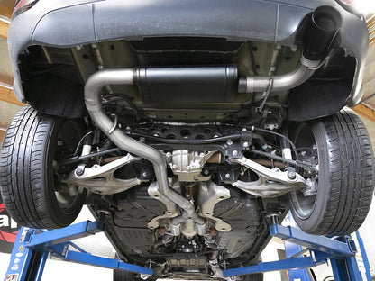aFe 2.5in to 3in SS Cat-Back Exhaust w/ Black Tip | Jeep Grand Cherokee WK2 14-19 (49-38078-B)