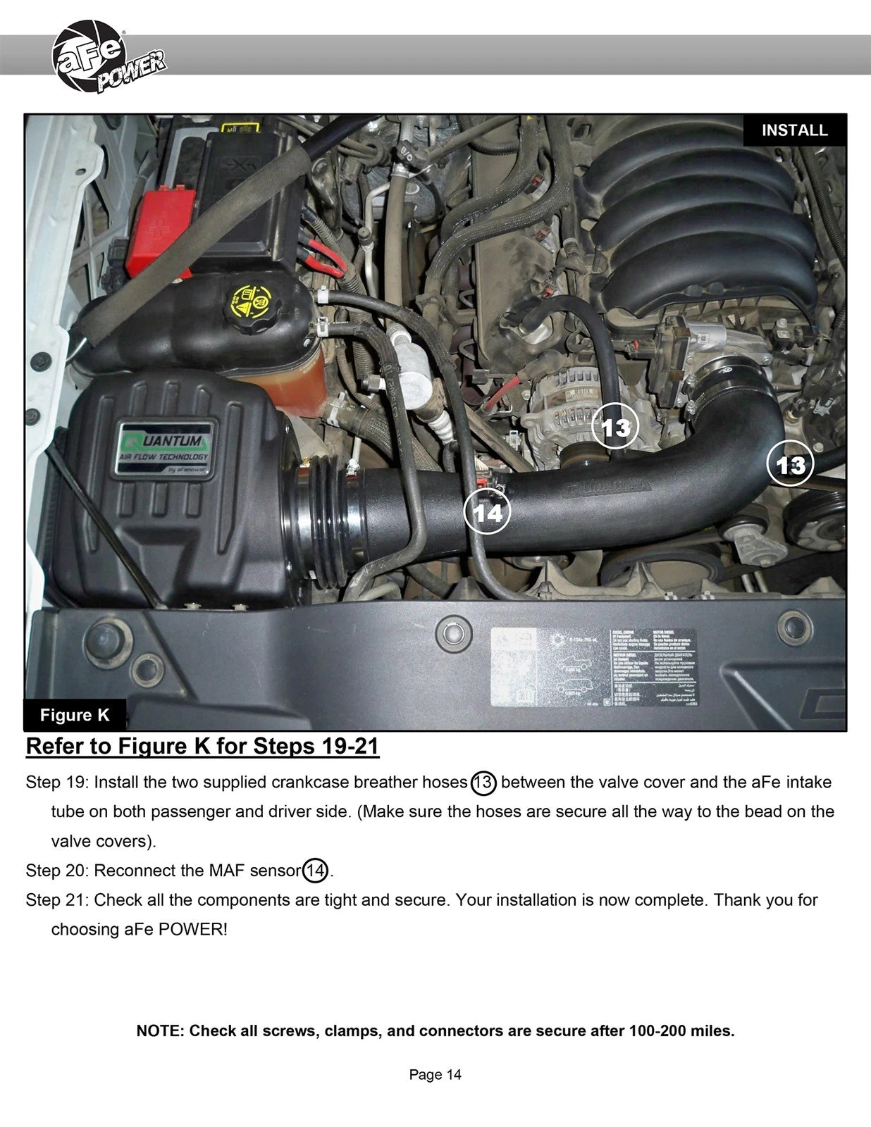 aFe Quantum Cold Air Intake w/ Pro Dry S Media | GM Silverado/Sierra 1500 V8-5.3/6.2L (14-19) (53-10030D)