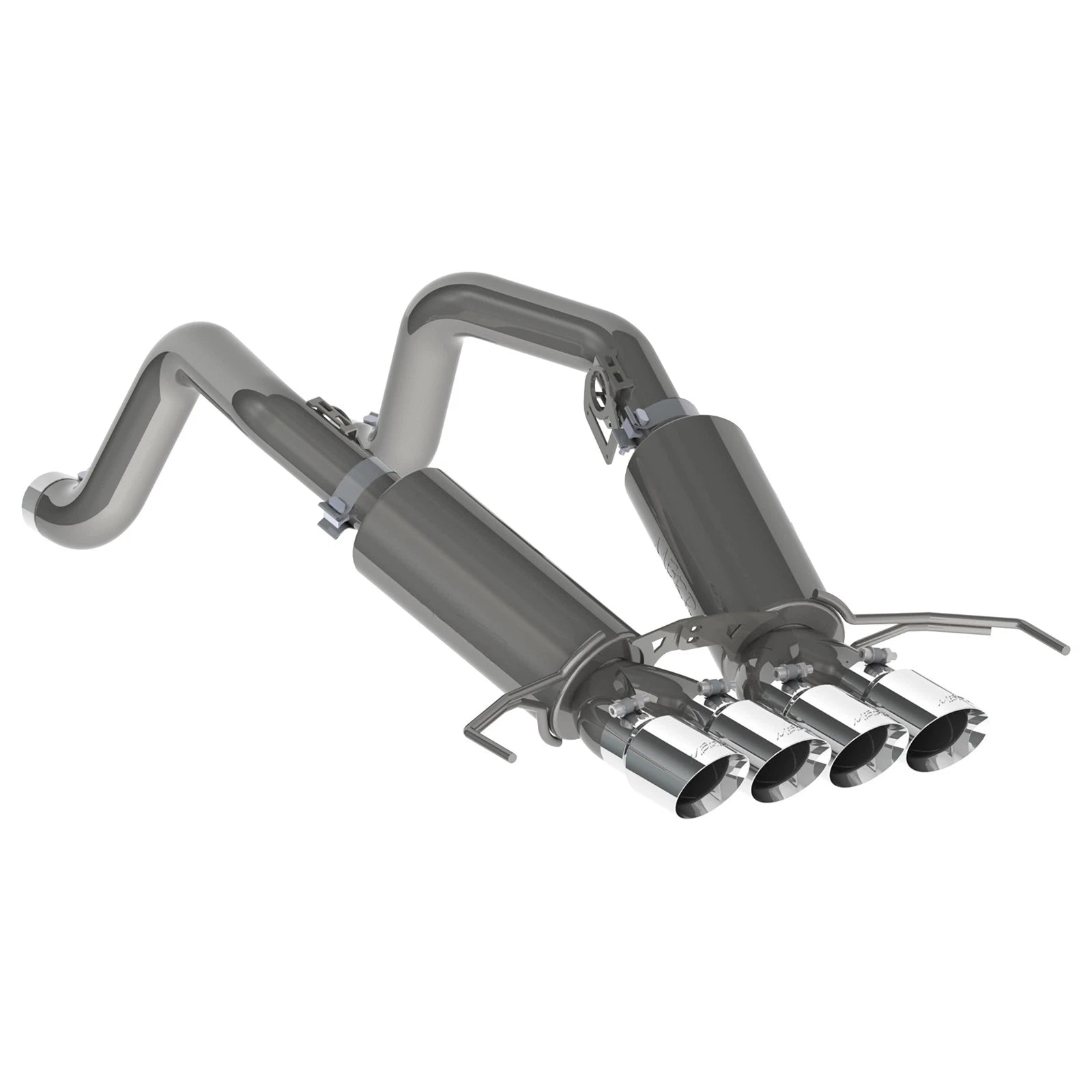MBRP Stainless Steel 3" Axle-Back w/ Quad Tips | 2014 - 2019 Chevrolet Corvette (S7030)