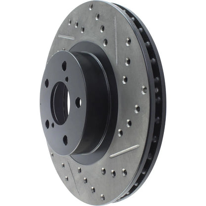 StopTech 127.47012L Front Left Drilled Disc Brake Rotor for 98-16 Subaru Impreza