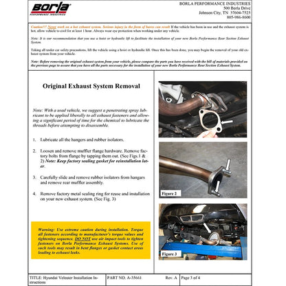 Borla Type-S Axle-Back Exhaust System | 2013-2017 Hyundai Veloster (11821)
