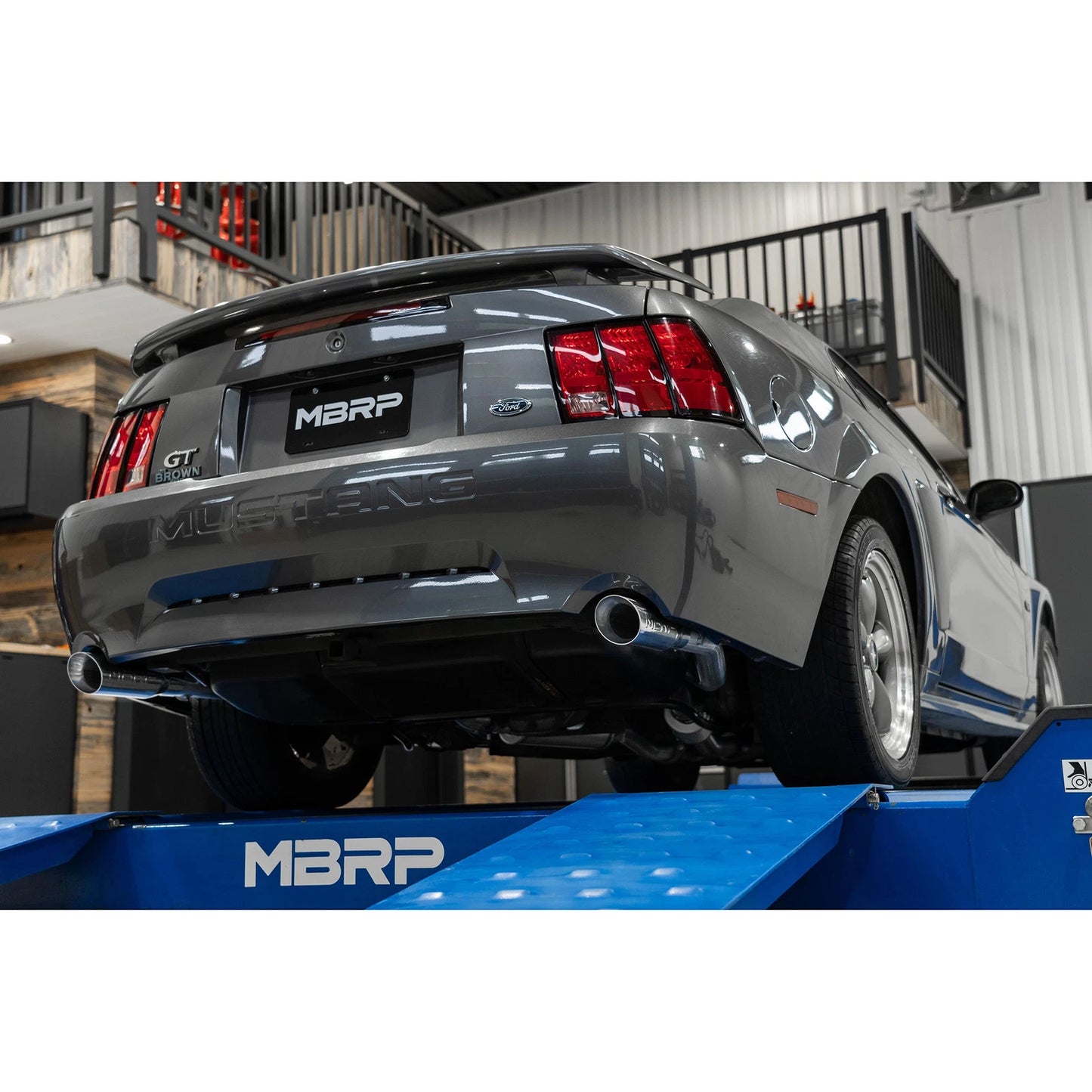 MBRP 2.5in D&S Rear AL Cat-Back Exhaust | Mustang GT/Mach 1 (99-04) (S7221AL)