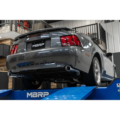MBRP 2.5in D&S Rear AL Cat-Back Exhaust | Mustang GT/Mach 1 (99-04) (S7221AL)