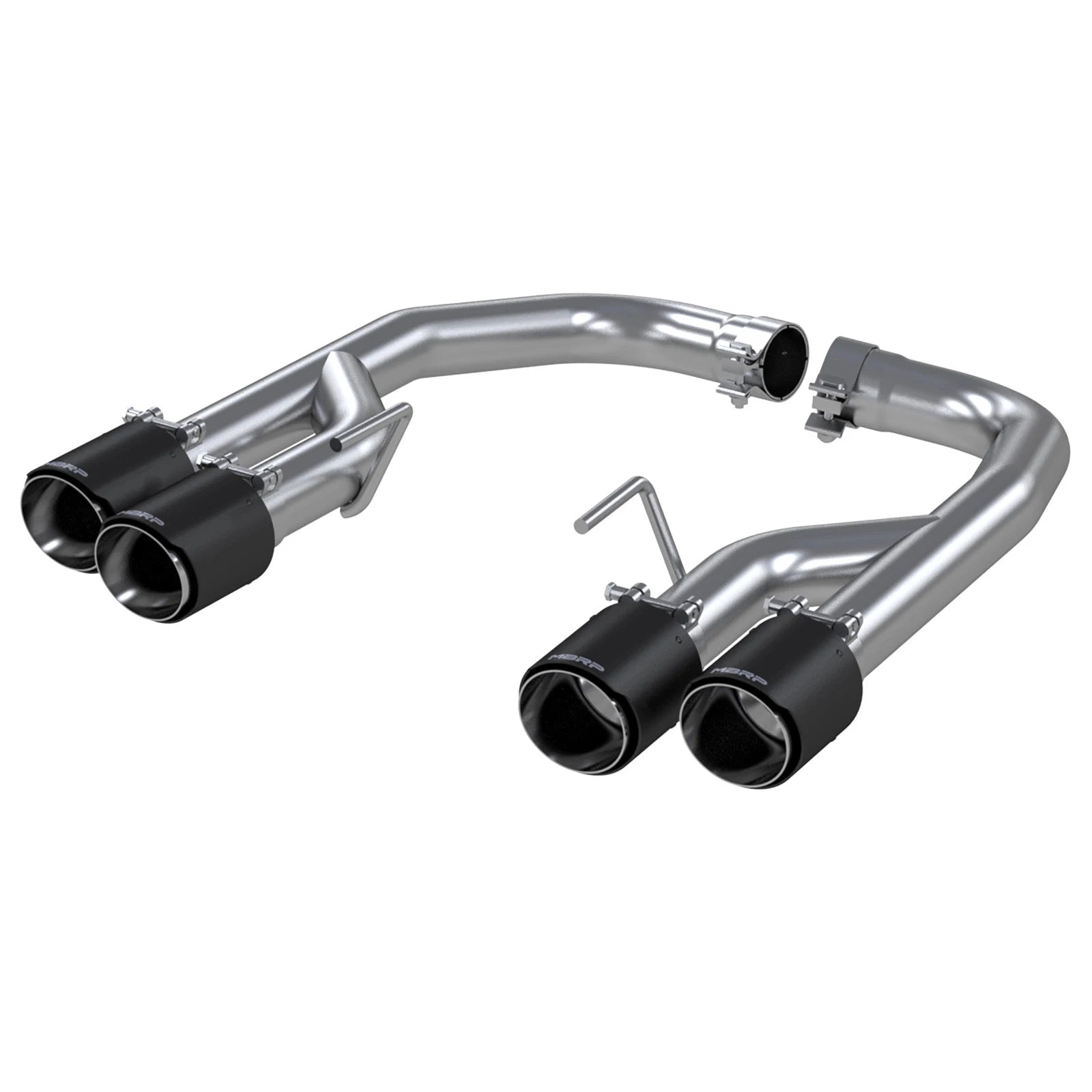 MBRP 2.5" Race Quad Exit Axle-Back Exhaust| 2018 - 2023 Ford Mustang GT (S7211)