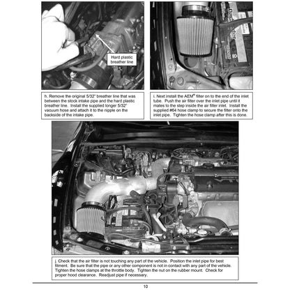 AEM 92-01 Honda Prelude Si VTEC Dual Chamber Intake | Honda Prelude (92-01) (24-6005C)