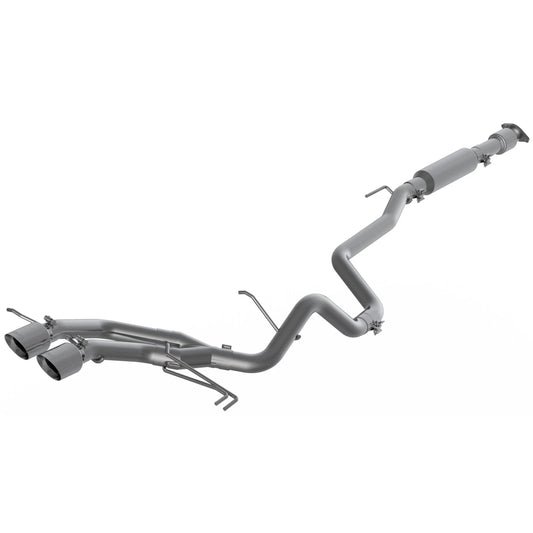 MBRP 2.5in T304 D&S Cat-Back Dual Rear Exit w/ 4in OD Tips | Veloster Turbo (13-18) (S4703304)