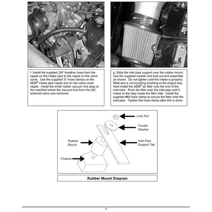 AEM 92-01 Honda Prelude Si VTEC Dual Chamber Intake | Honda Prelude (92-01) (24-6005C)