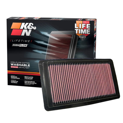K&N 33-2309 Performance Air Filter for 2005-2010 Odyssey / 2009-15 Pilot 3.5L V6