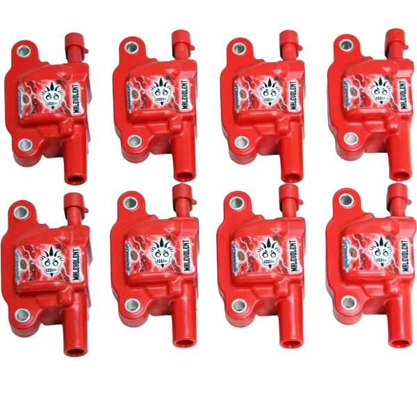 Granatelli 14-23 GM LT Malevolent Coil Packs - Red (Set of 8)