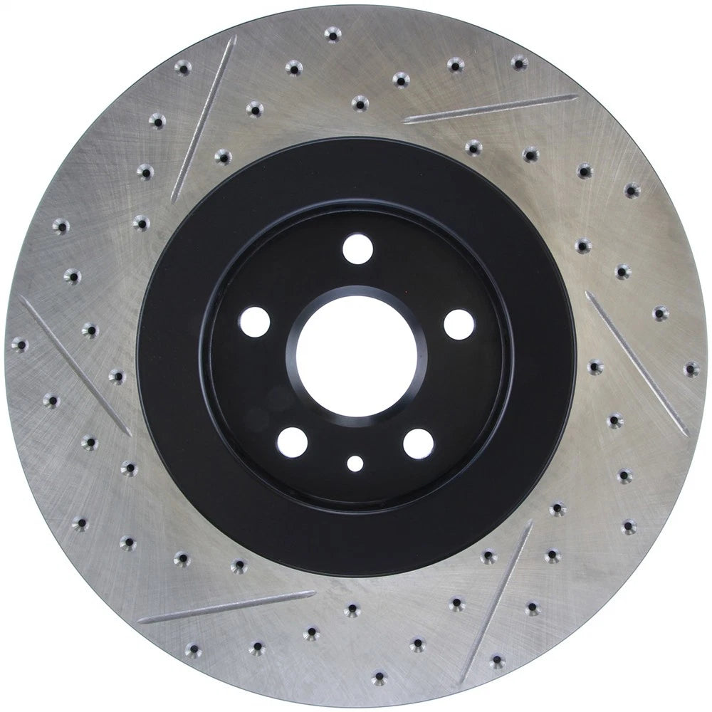 StopTech 127.62128L Front Left Drilled Disc Brake Rotor for 2009-15 Cadillac CTS