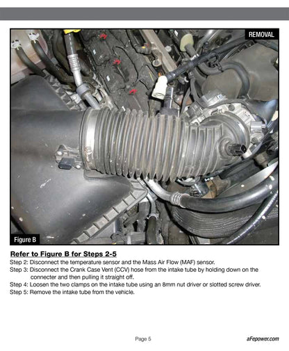 aFe Momentum GT Cold Air Intake System w/ Pro 5R Media | Ram 2500 6.4L Hemi (14-16) (54-72103)