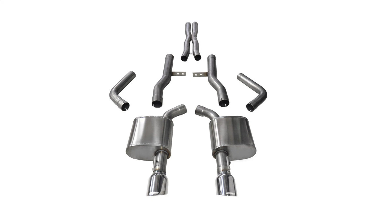 CORSA Xtreme / 2.75 in Cat-Back Single 4.5 in Tips | 2015-23 Charger 6.4L 6.2L (14996)
