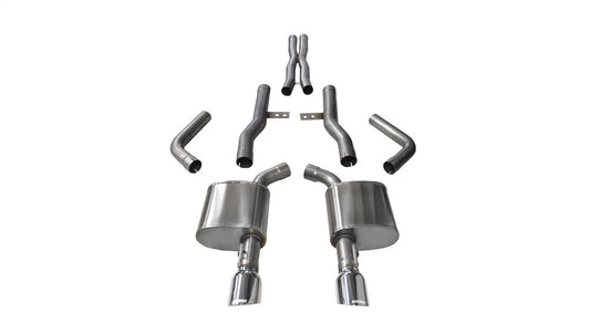 CORSA Xtreme / 2.75 in Cat-Back Single 4.5 in Tips | 2015-23 Charger 6.4L 6.2L (14996)