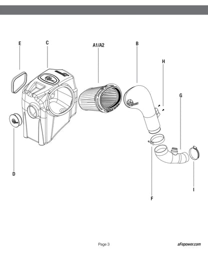 aFe Momentum GT Pro 5R Intake System | GM Colorado/Canyon I4-2.8L (td) (16) (54-74007)