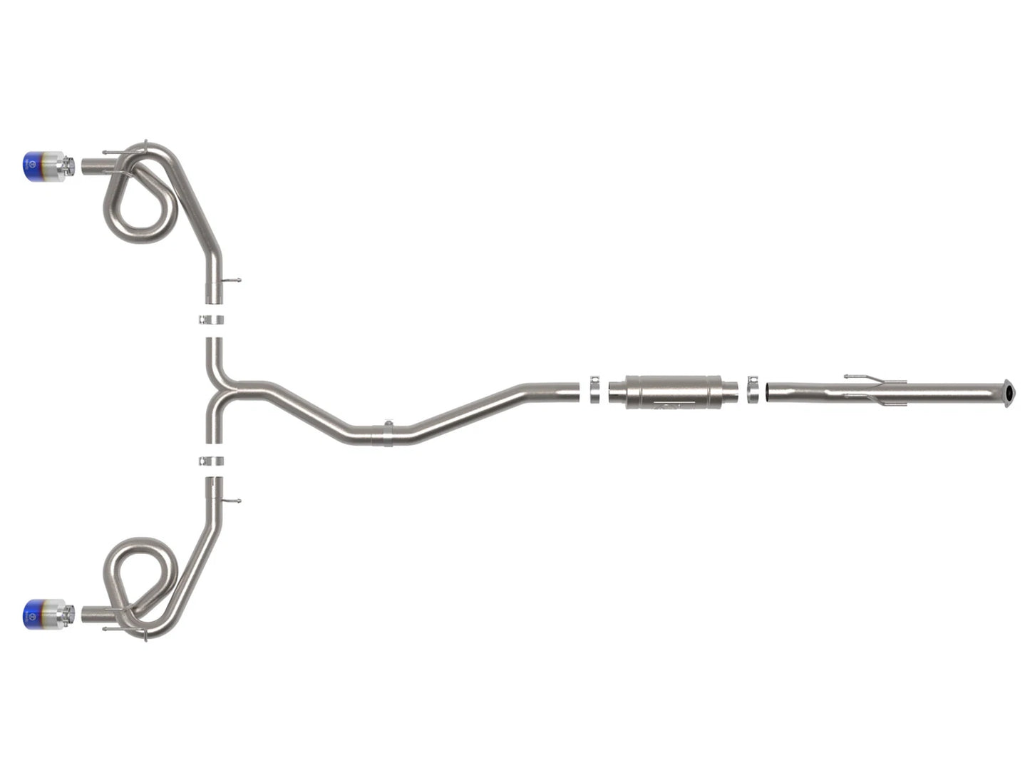 aFe Takeda 2.5-3in SS Cat-Back Exhaust | Honda Civic Si (22+) (49-36630-P)