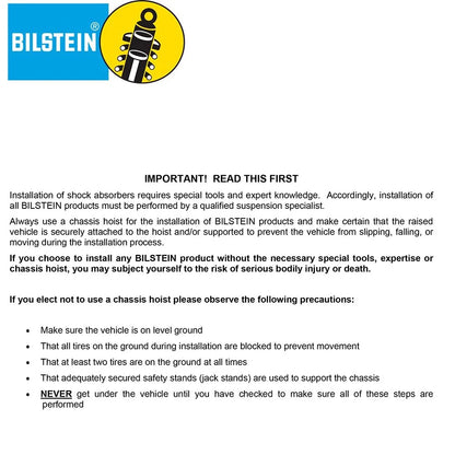 Bilstein B4 OE Replacement Suspension Shock Absorber for 2009-2015 Honda Pilot