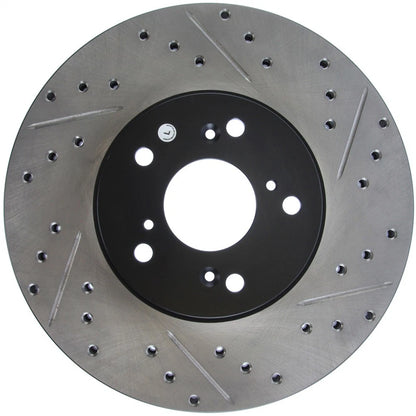 StopTech 127.40046L Front Left Drilled Brake Rotor for 04-14 TSX / 03-12 Accord