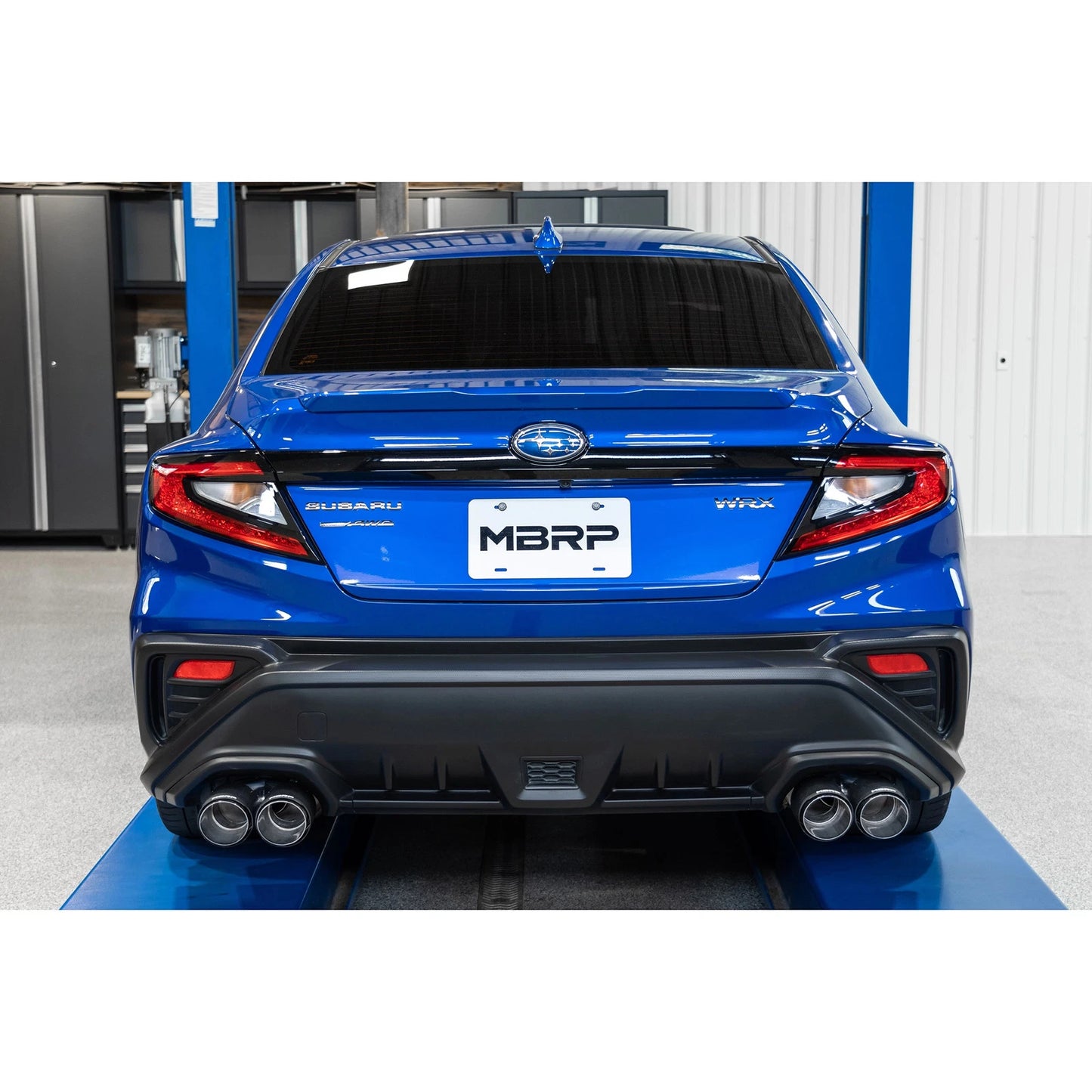 MBRP Dual Split Axleback Exhaust with Quad Tips | 2022+ Subaru WRX (S48103)
