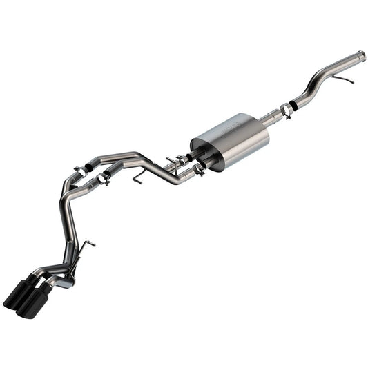 Borla 2/4WD Black Chrome S-Type Cat-Back Exhaust | Chevrolet Tahoe 5.3L V8 (21-22) (140855BC)