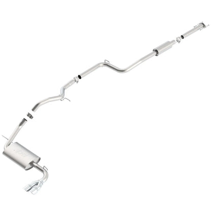 Borla Cat-Back Exhaust System - S-Type | 2012-2017 Ford Focus Sedan 2.0L (140454)