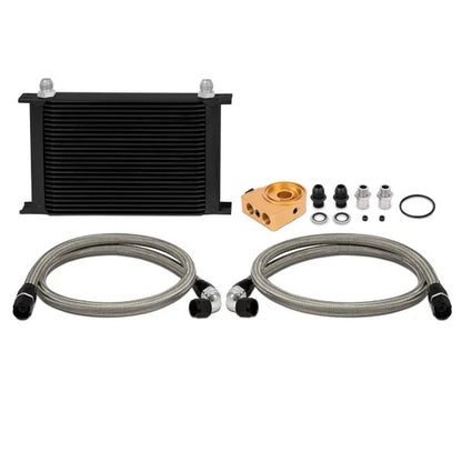 Mishimoto Universal Thermostatic Oil Cooler Kit - 25 Row | Multiple Fitments (MMOC-UHT)