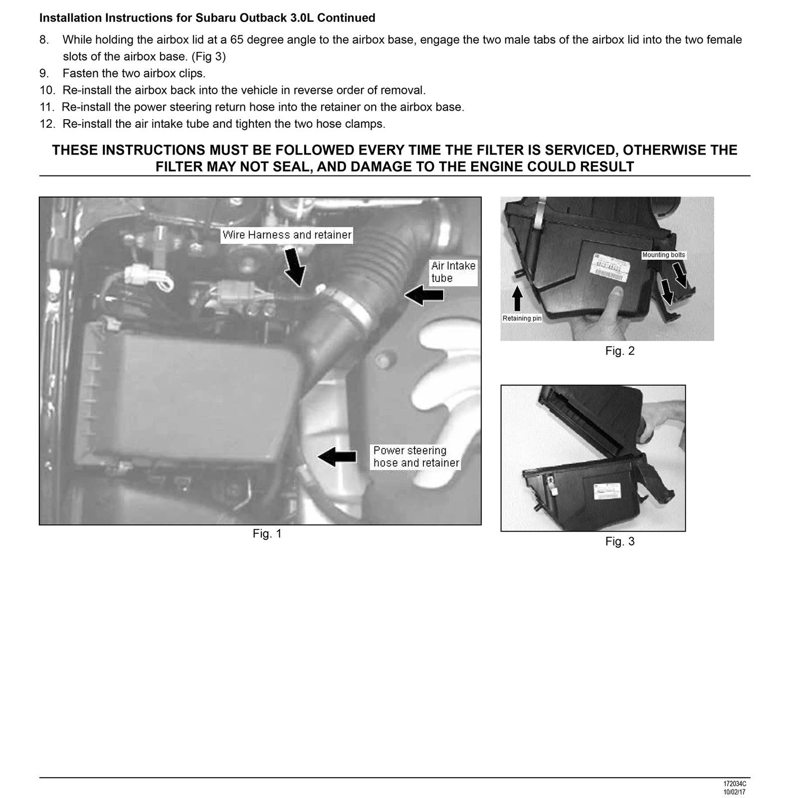 K&N Engineering Drop In Air Filter: Subaru WRX (02-07) / WRX STI (02-07)