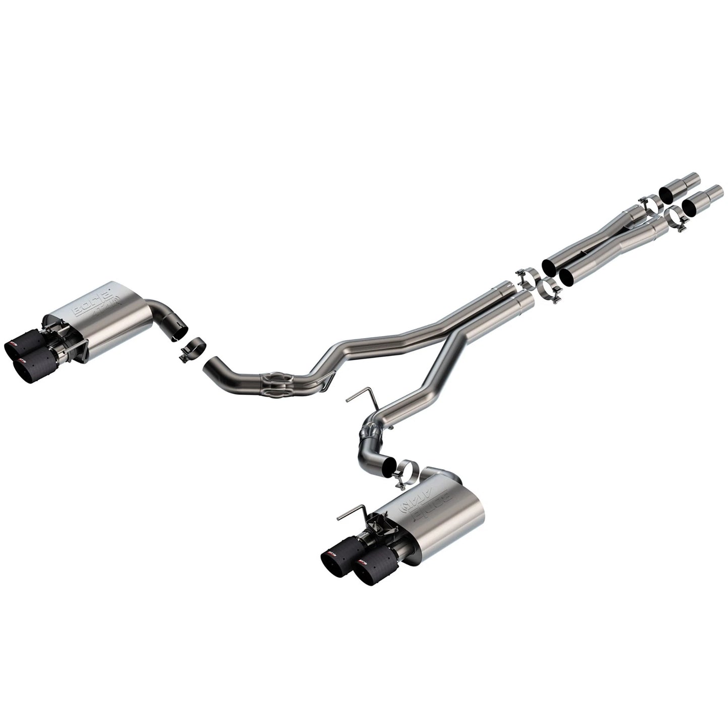 Borla 2024 Ford Mustang GT 5.0L V8 w/ Active Exhaust ATAK Cat-Back Exhaust System | Ford Mustang GT (24) (140963CFBA)