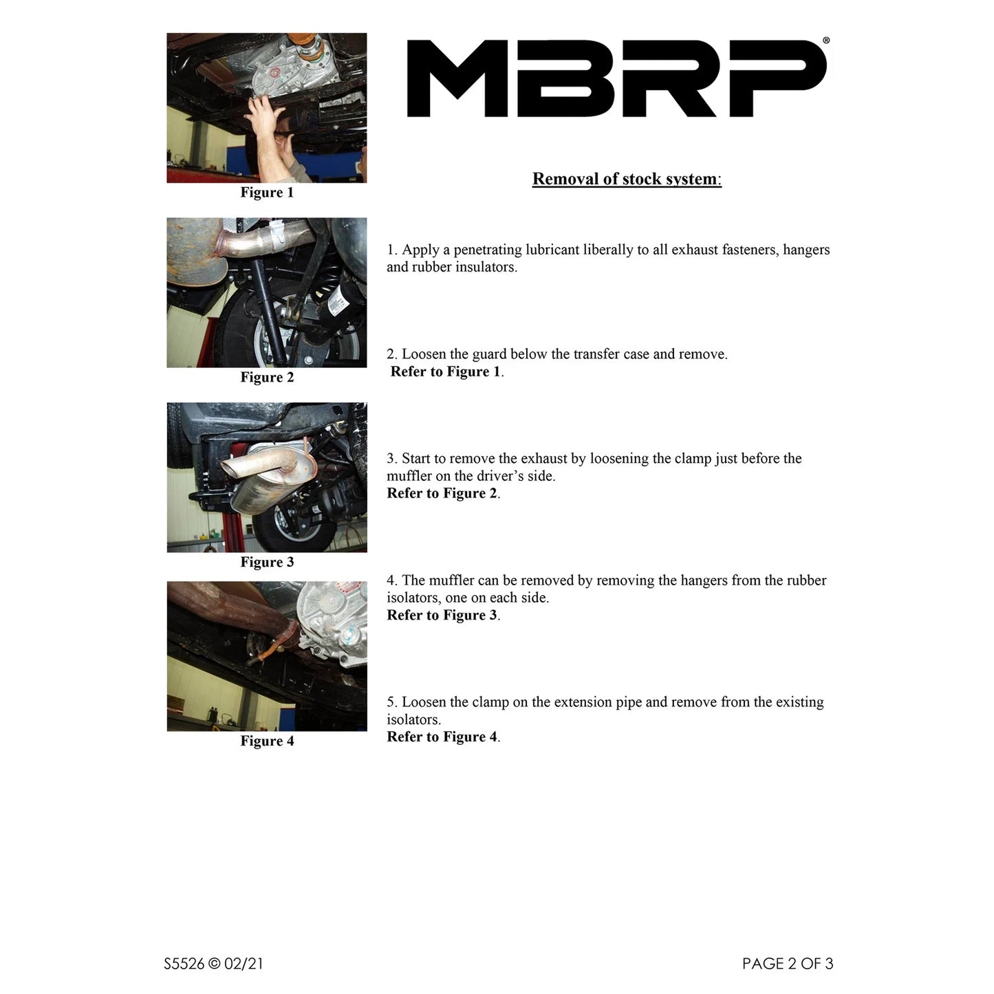 MBRP 2.5in. Alum Cat-Back Single Rear Exit Exhaust | Jeep Wrangler/Rubicon 3.6L (S5526AL)