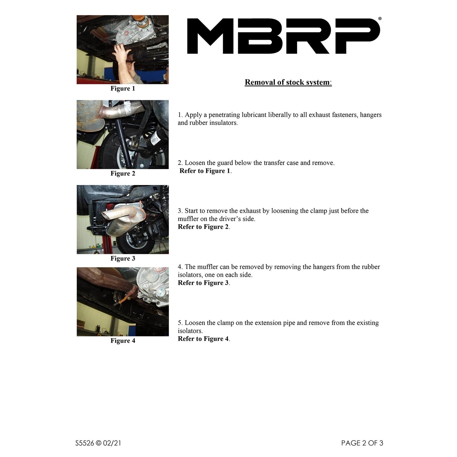 MBRP 2.5in. Alum Cat-Back Single Rear Exit Exhaust | Jeep Wrangler/Rubicon 3.6L (S5526AL)