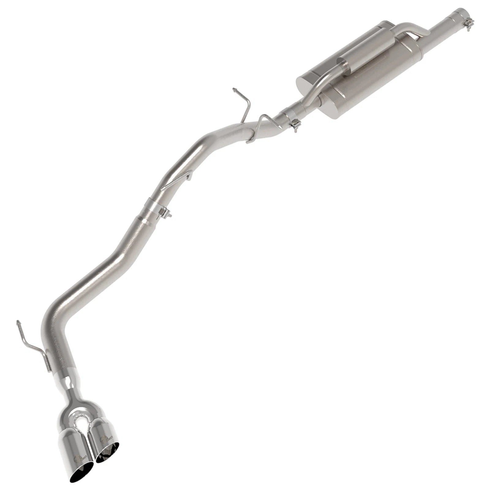 aFe 2.5-3in Vulcan Series Cat-Back Exhaust w/ SS Polished Tip | Ford Ranger L4-2.3L (24+) (49-33148-P)