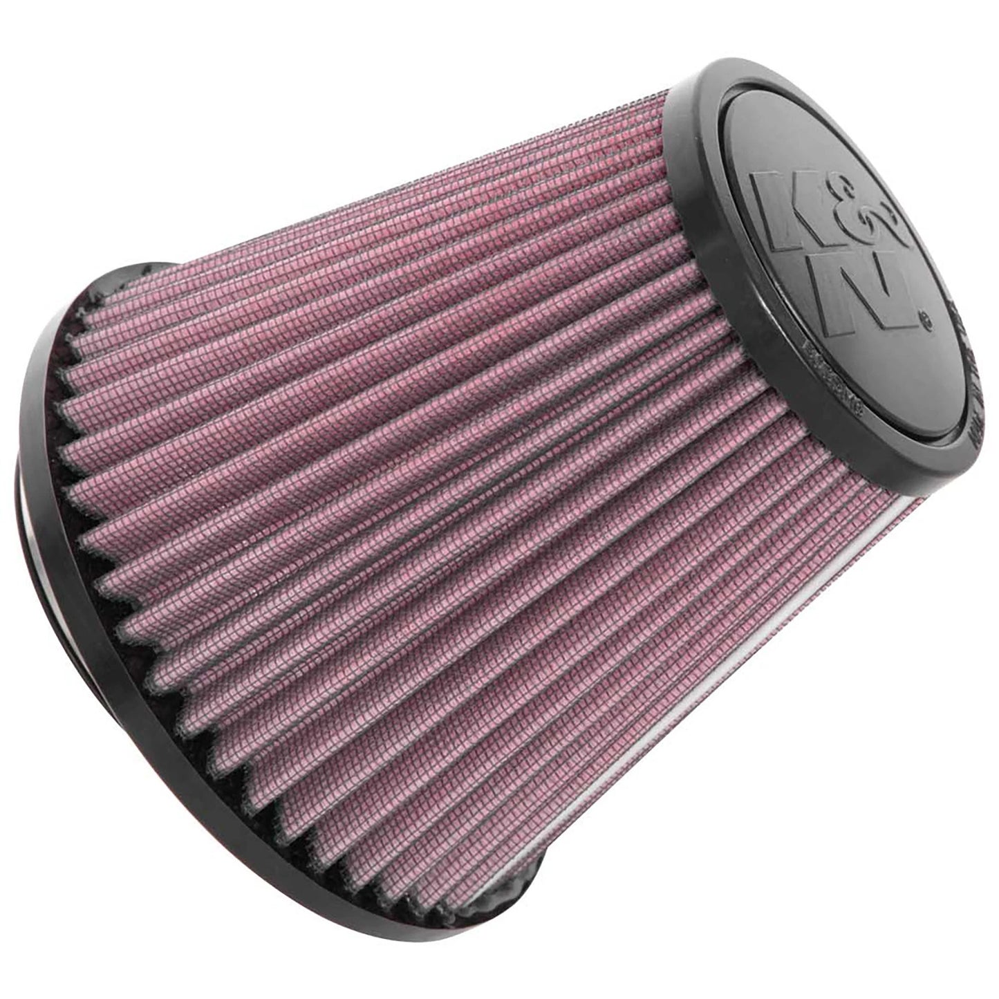K&N RU-1637 Universal Round Tapered Performance Washable Air Filter for Intake