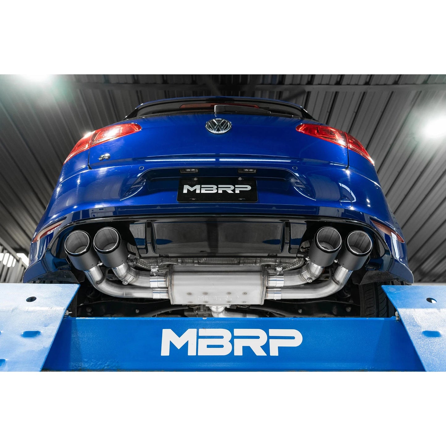 MBRP Cat-Back Exhaust System | 2015-2019 Volkswagen Golf R (S46053CF)