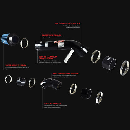 Injen Cold Air Intake System | 1994 - 2001 Acura Integra (RD1450BLK)