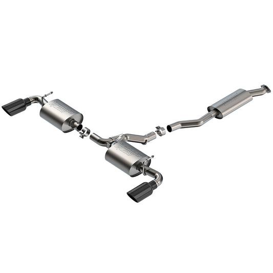 Borla 141009BC S-Type Stainless Cat Back Exhaust System for 19-25 RAV4 2.5L AWD