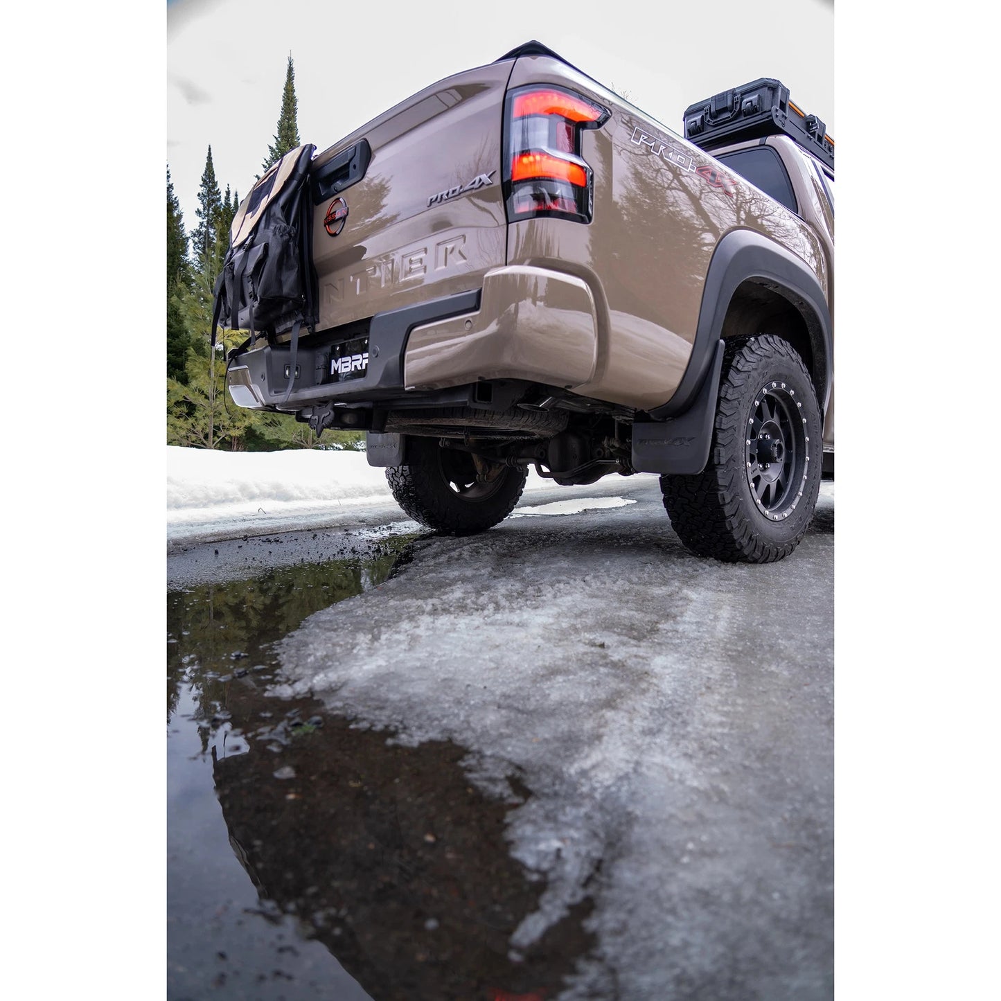 MBRP 3in Tip 3in Cat Back Turndown Exit Street Profile | Nissan Frontier (22-23) 3.8L (S5409AL)