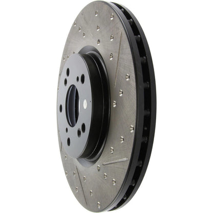 StopTech 127.40062L Front Left Drilled Slotted Disc Brake Rotor for 2004-2008 TL