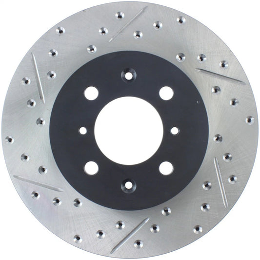 StopTech 127.40021R Front Right Drilled Disc Brake Rotor for 90-01 Acura Integra