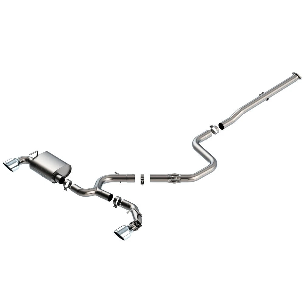 Borla Cat-Back Exhaust System - ATAK | 2019-2020 Hyundai Veloster N 2.0L Turbocharged (140832)
