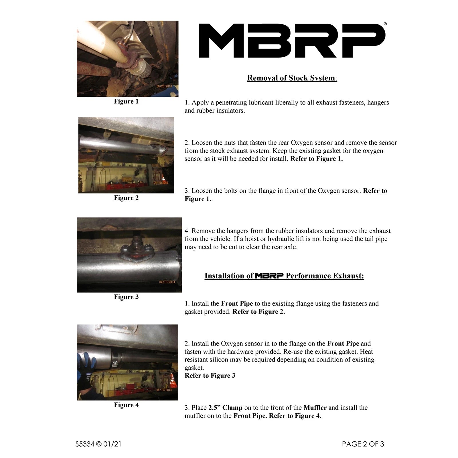 MBRP 2.5in Cat-Back Single Side Exit Exhaust System | Toyota Tacoma 2.7L/3.4L 4x4 (01-05) (S5334409)