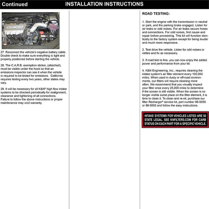 K&N Engineering Silver Typhoon Intake: Acura TSX 2009 2.4L